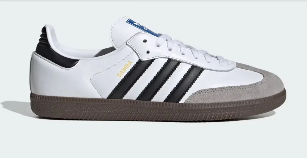 Adidas Samba mit Firmenlogo
